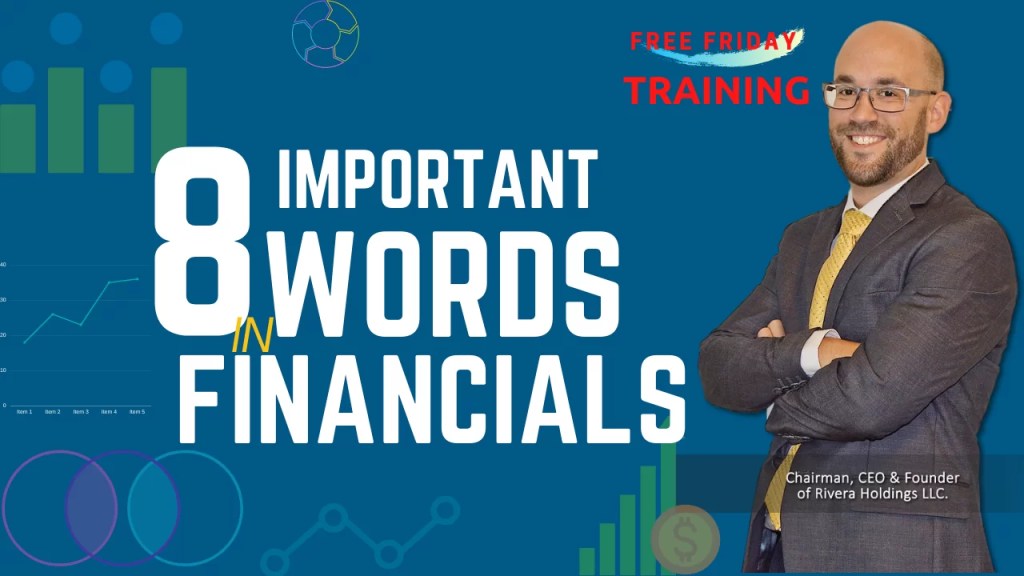 Why Are These 8 Words In Financials So Important