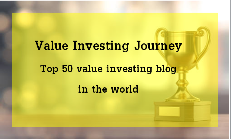 Value Investing Journey Has Now Been Named A Top 50 Value Investing Blog In The World For The 4th Time